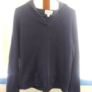 Women's Sonoma blue hooded sweater